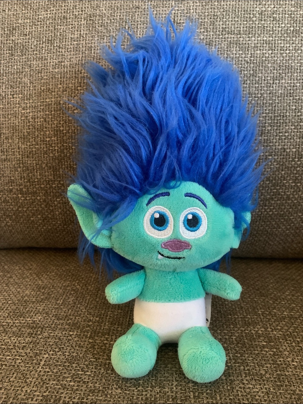 DreamWorks Baby wearing Diaper 7” Plush Troll